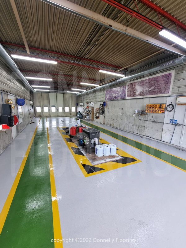 East Midlands Airport resin flooring refurbishment