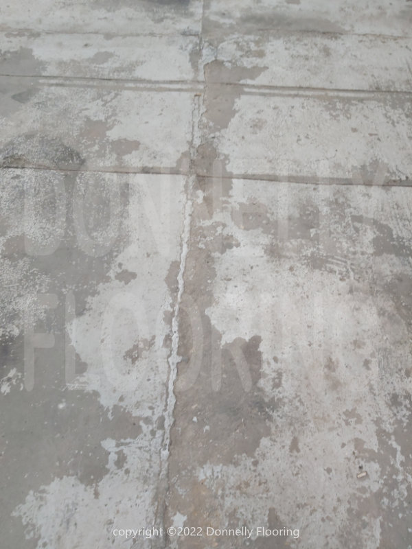 DAF Chassis Cab resin flooring refurbishment and repair - before