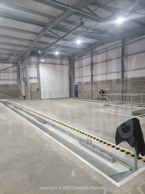 DAF Chassis Cab resin flooring refurbishment and repair - preparation work