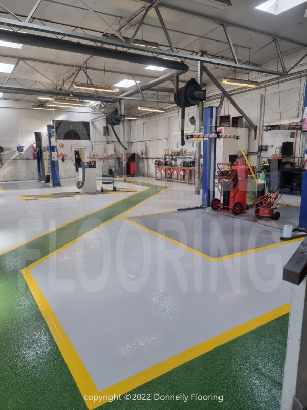 East Midlands Airport resin flooring refurbishment