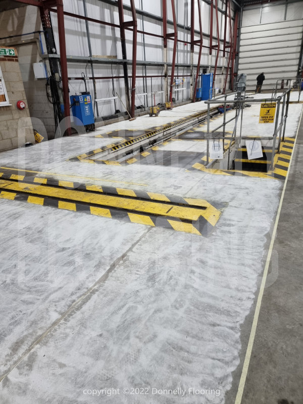 Five Ways Multiway resin flooring refurbishment - before